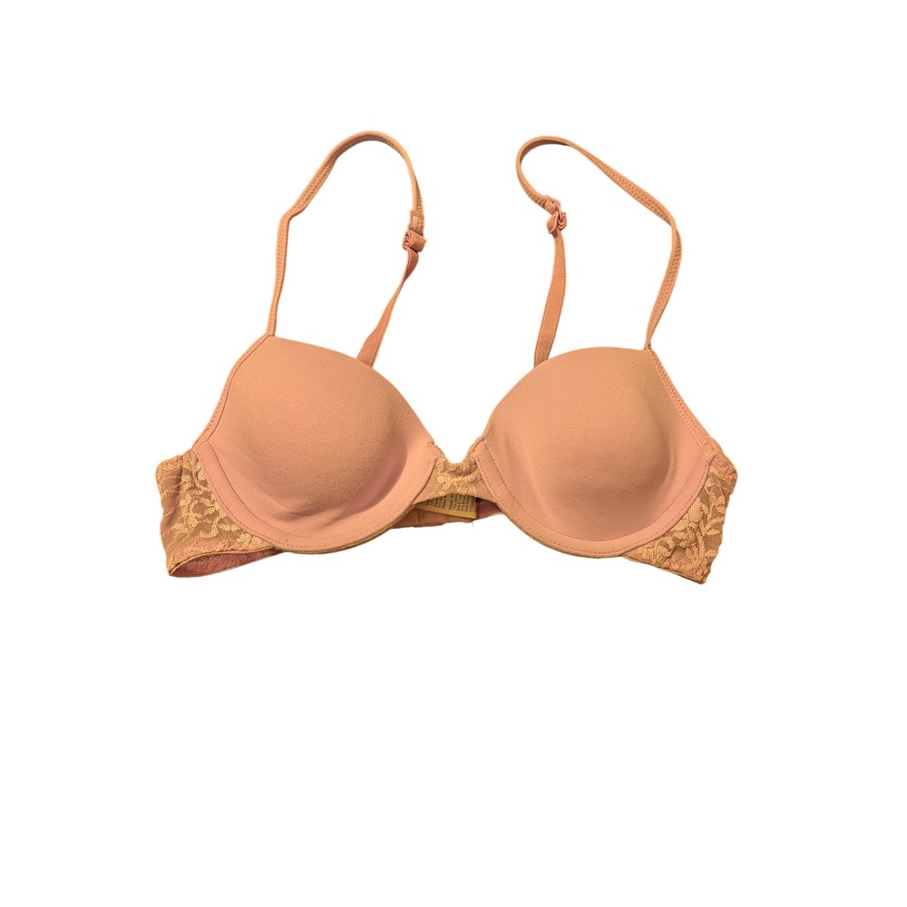 Vassarette‎ Womens Lace Wing Underwire Padded Bra Lavender 34A 75-271 Coquette